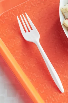 Disposable Medium Weight White Fork 1000pcs